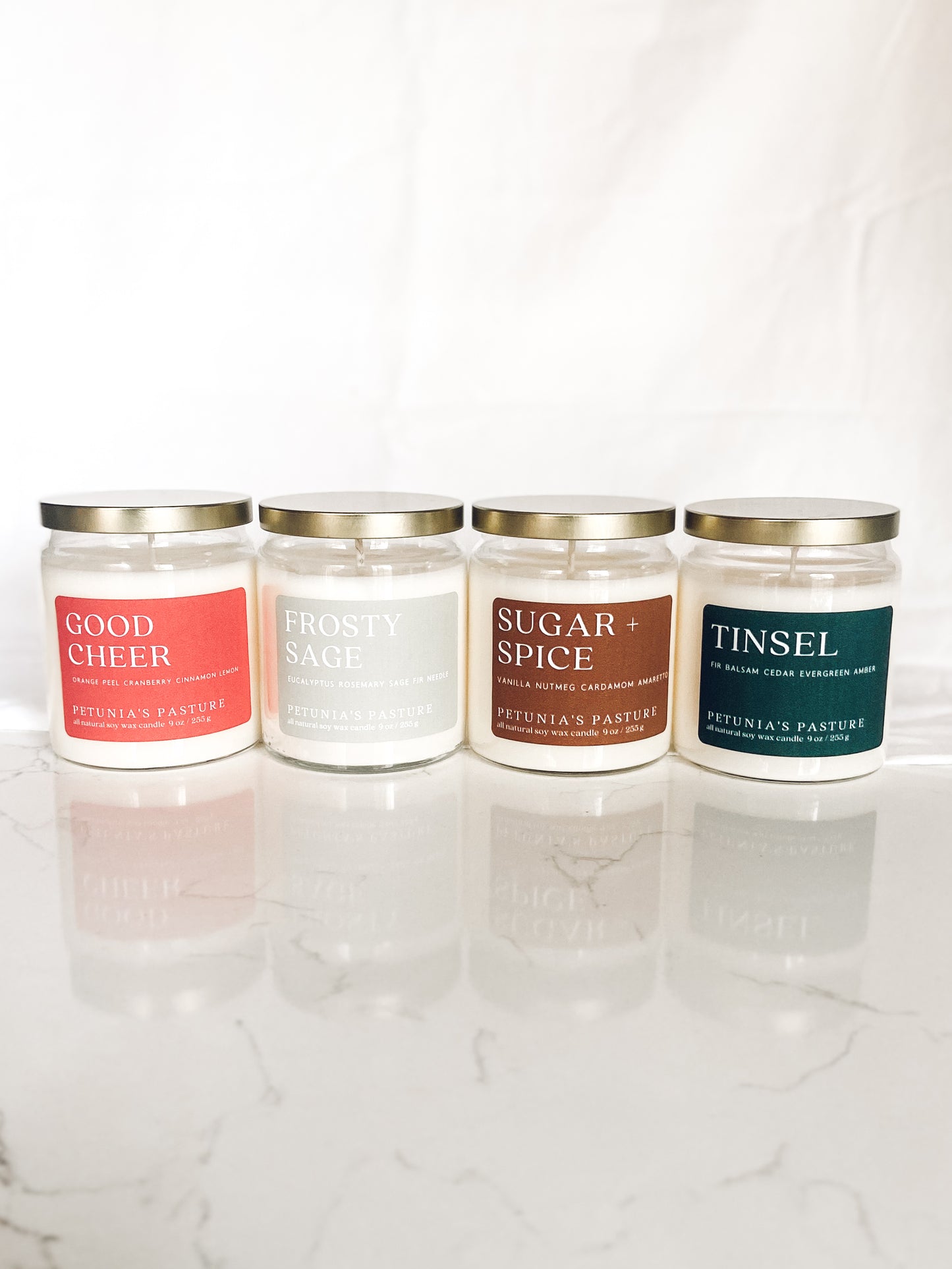 Holiday Collection-9oz. Soy Wax Candles