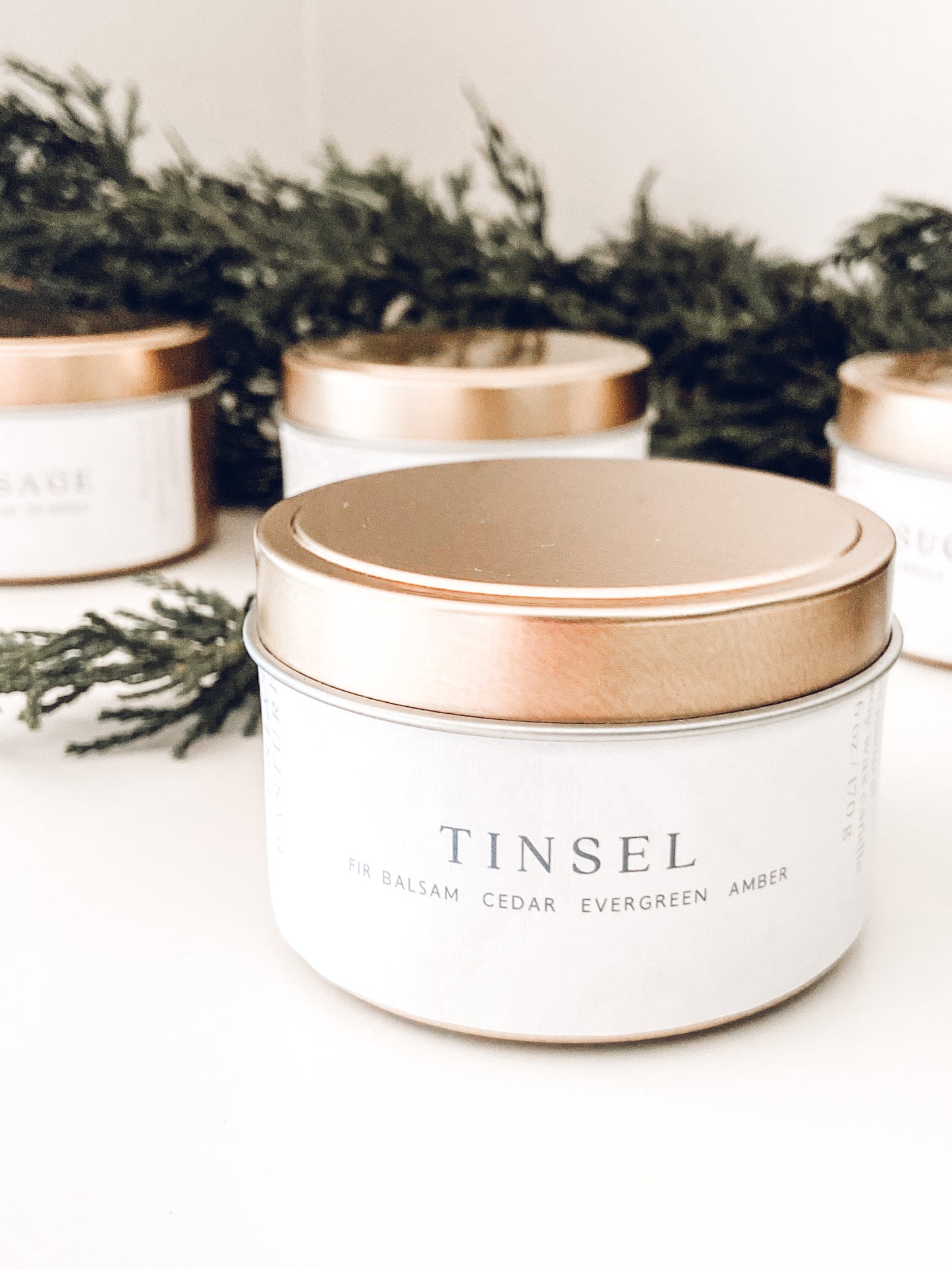 Holiday Collection-6 oz. Soy Wax Candles