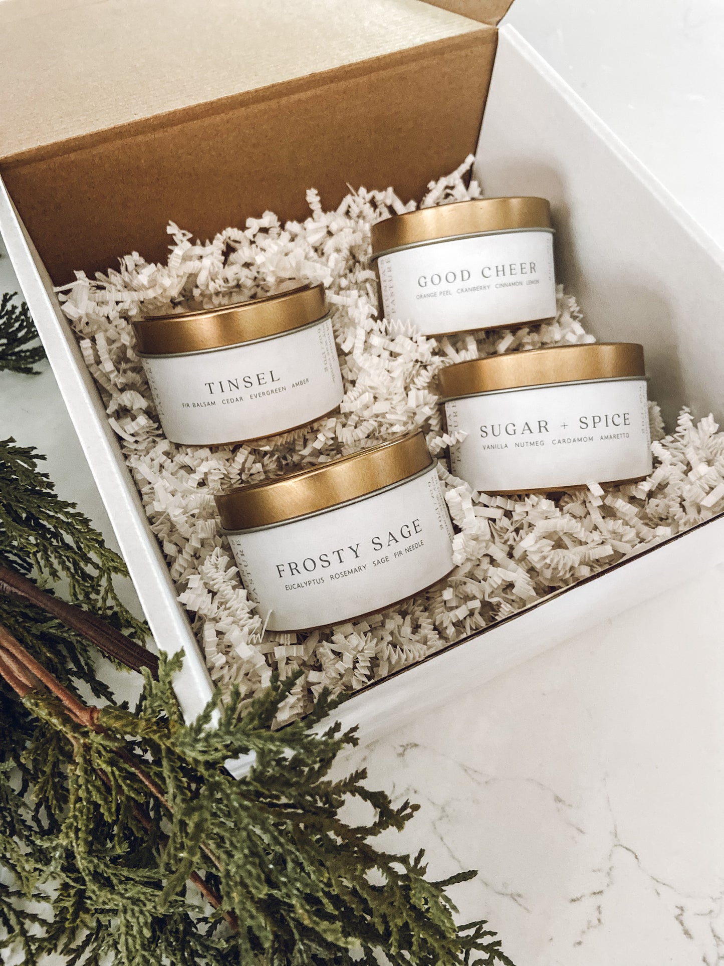 Holiday Candle Gift Box Set