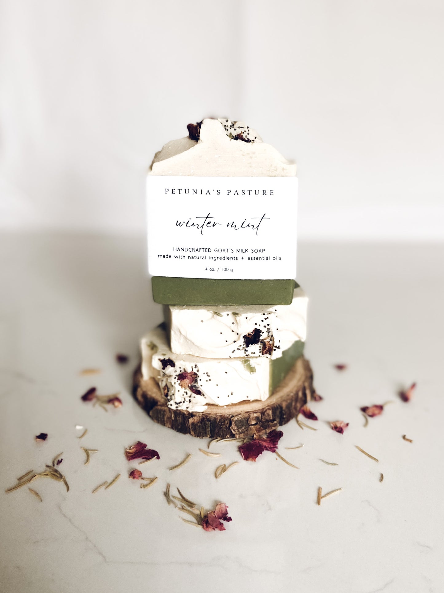 Winter Mint Goat Milk Soap Bar