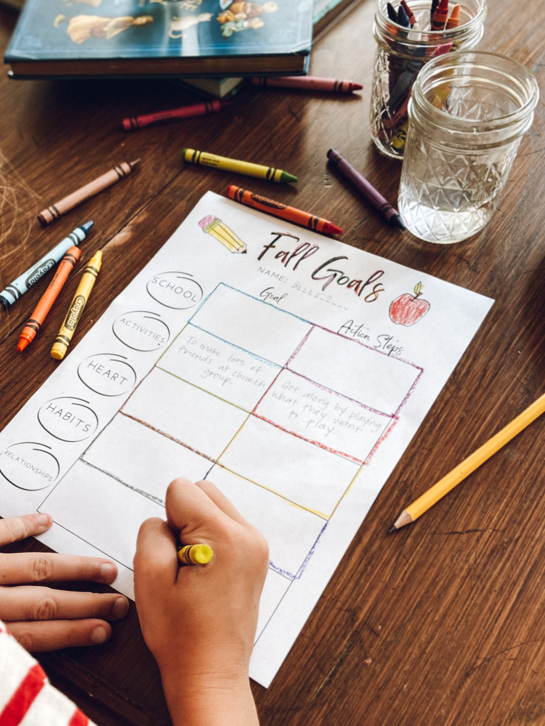 homeschool goals and planning printable