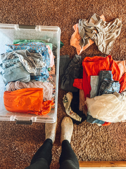 kids closet organization