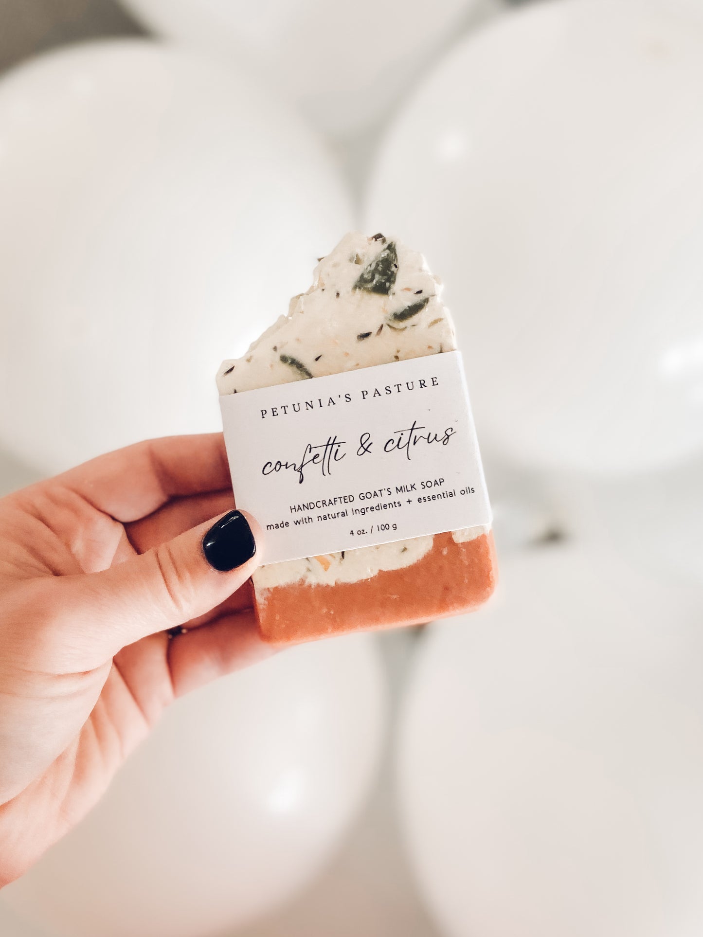 Confetti & Citrus Goat Milk Soap Bar