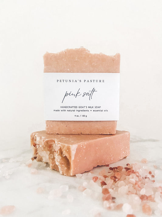 Pink Salt Goat Milk Soap Bar
