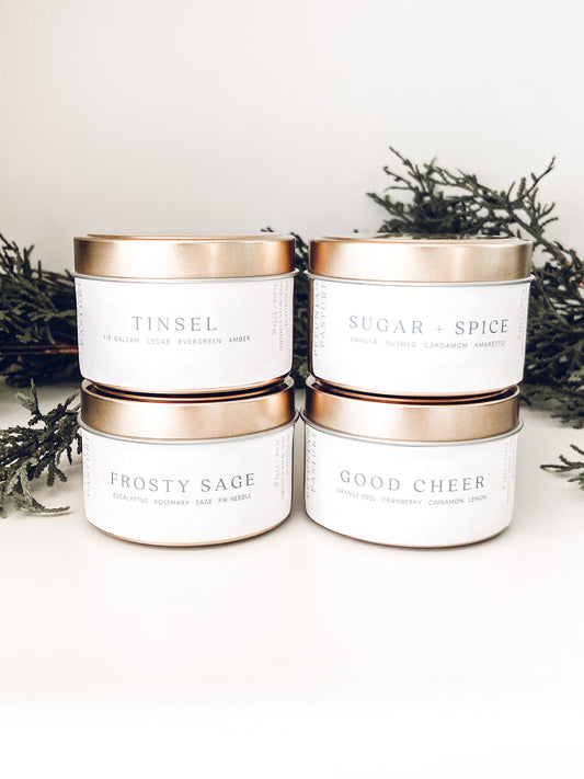 Holiday Collection-6 oz. Soy Wax Candles